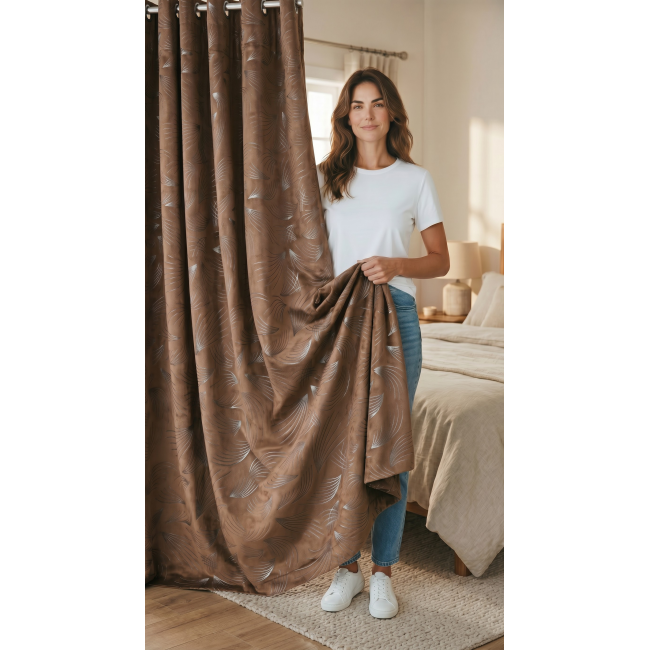 Sale Active Midnight Shield Premium Light Blocking Blackout Window & Door Curtain